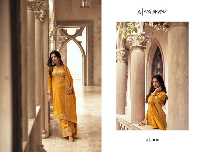 Gulkand Zeeya By Aashirwad Designer Salwar Suits Catalog
